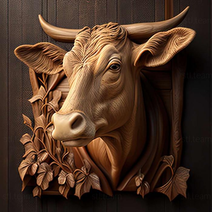 3D model Cow (STL)